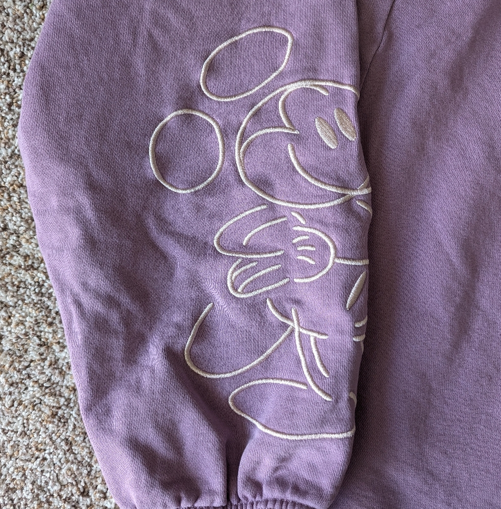 Disney Mickey Mouse And Friends Genuine Mousewear Purple Adult Sweatpants
